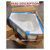$1500 Grass Valley 60" x 60" Corner Tub