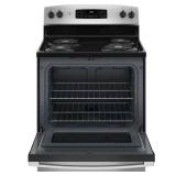 GE 30" 4-Burner Electric Range SS