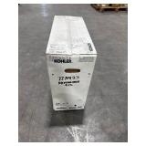 Veer 21 in. Vitreous China Pedestal Sink White