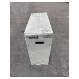 Veer 21 in. Vitreous China Pedestal Sink White