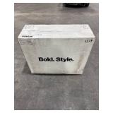 Veer 21 in. Vitreous China Pedestal Sink White