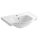 Veer 24 in Vitreous China Pedestal Sink