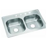 Sterling Middleton 33x22 Top-mount Sink, SS
