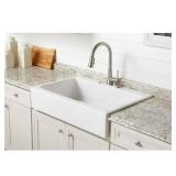 Josephine Farmhouse Sink, 34", White