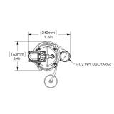 280-Series 1/2 HP Submersible Sump Pump