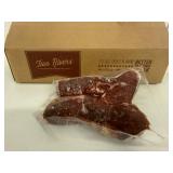 D. 10.2lbs Two Rivers Beef Ribeye Roll Steaks-Vaccum Sealed 3-4 Steaks Per Package-3-4 Packages per Case.