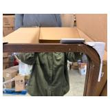 SSS. 17"x53" Rounded Edge Rectangular Mirror-Walnut Finish