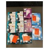 Philips Hue BR30 LED Bulbs 65W Replacement 650 Lumens & Ecosmart BR30 LED Bulbs - Assorted Pack