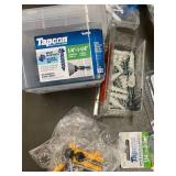Tapcon Concrete Screws 3/16 x 1-1/4 in (25 pc) & SPAX Decking Screws & Grisham Spacers