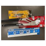 DeWALT Nail Set 3-Piece, Husky Groove Joint Pliers 16 in, Empire 12 in Magnetic Torpedo Level