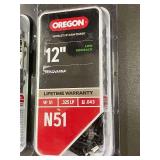 Oregon N51 12-Inch Low Kickback Saw Chain - Husqvarna Compatible