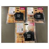 Siemens Plug-On Neutral AFCI/GFCI Circuit Interrupter 15A & 20A - 3-Pack