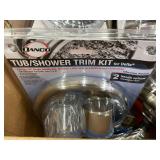 Large Box of Faucets and showerheads and parts