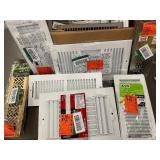 Vent Covers - White HVAC Grilles Assorted Sizes