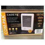 Cadet CSC101TW Com-Pak Fan-Forced Heater 1000W 120V - 125 sq ft