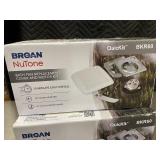 Broan NuTone QuickKit BKR60 Bath Fan Replacement Cover & Motor Kit (Lot of 2)