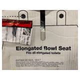 KOHLER Elongated Toilet Seat - Antimicrobial, Fits All Elongated Toilets