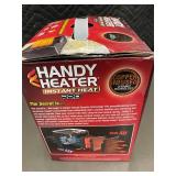 Handy Heater Instant Heat Pro Portable Space Heater 1500W Copper Infused Ceramic