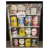box c - Vintage Gas Station Tin Signs - Oil Ads 8x12 in