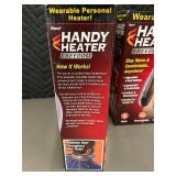 Handy Heater Freedom Wearable Personal Heater (Lot of 2)