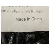 Automotive Nylon Clip Assortment 7 bags 100-Piece Universal Auto Fasteners - Interior Trim