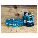 Gillette Mach 3 shavers and refills (lot of 9)