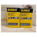 DeWALT 18 GA 1/4  Narrow Crown Staples (lot of 2)