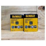 DeWALT GA Straight Finish Nails (lot of 2)
