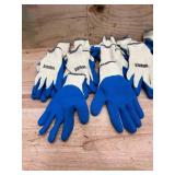 Ironton latex-coated work gloves Size Large (lot of 10)