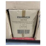 Restpresso Kraft Paper Altalena Drink Carrier - Fits 6 Cups - 11 3/4" x 7 3/4" x 9 1/2" - 100 count box (lot of 4 boxes)