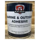 G-Floor, Outdoor Marine Vinyl Flooring Adhesive, Container Size 1 Gal, Coverage Area 40 ft , Model# GFMAO1GAL #6117939 Msrp $104.99