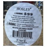 Hosley 4IN Pillar Candle Handler lot of 4