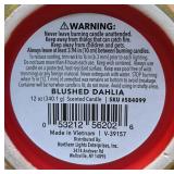 Bushed Delia 12 Oz Scented Candle lot of 4