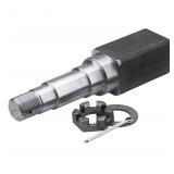 Ultra-Tow Trailer Axle Spindle, 1-3/4in. Square, 8in.L, Single #5712455 Msrp $95.98 lot of 2