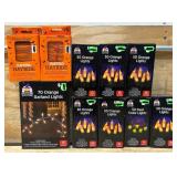 Ornaments lights lot of 10