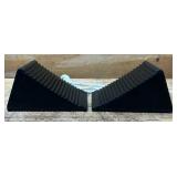 Ironton Compact Wheel Chocks, 4-5/16in.L x 3in.W x 2-5/8in.H, Solid Rubber, 2-Pk. #29378 Msrp $16.99