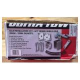 UltraTow Axle Installation Kit 1-3/4  Round Single Axle
