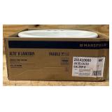 MAANSFIELD Alto II Lavatory Oval, Vitreous China, Self-Rimming Lavatory 19 x16