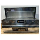 Northern Tool + Equipment Truck Toolbox, 47.75in. x 15.75in. x 20in. x 18in., Aluminum, Diamond Plate, Pull Handle Latches #41887 Msrp $369.99