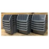 Medium Storage Bin lot of 15 5-1/2 x9