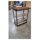 wine bar cart
