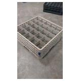 TRAEX GLASS RACKS WITH GLASSES