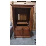 wooden TV armoire
