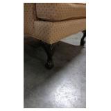 Arm chair with ottoman