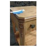 vintage nightstand with drawer