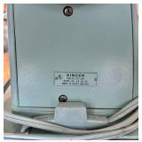 Singer 185K3 Sewing Machine in Vintage Wood Table - 31 x 24 x 16.5 in