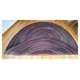 Braided Round Rug - 86 Inch Diameter Multicolor