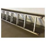 LG - White Type II Metal Extension Ladder - 16 ft