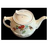Drip-O-Lator Teapot - Floral Pattern, 8 in H x 10.5 in L x 7 in W