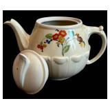 Drip-O-Lator Teapot - Floral Pattern, 8 in H x 10.5 in L x 7 in W